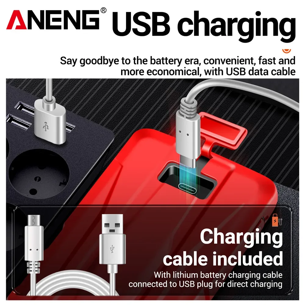 ANENG 683 multímetro inteligente probador táctil de alta gama recargable 6000 recuentos multímetro de prueba herramienta de corriente de voltaje CA/CC - imagen 4