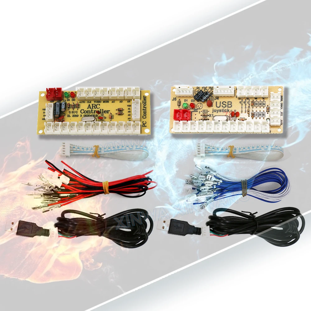 Controlador Arcade Stick Zero Delay, placa Usb de 5V para Pc, juego Raspberry Pi, Mame, Joystick, Cable de placa de botón, cables estilo Sanwa/Happ - imagen 2