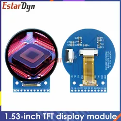 EstarDyn pantalla LCD TFT redonda de 1,53 pulgadas 360x360 ST77916 interfaz QSPI pantalla a Color para reloj inteligente DIY