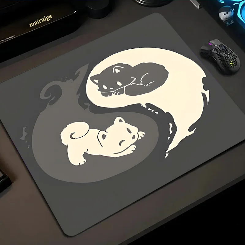 Alfombrilla de ratón grande para ordenador portátil, alfombrilla extragruesa para teclado de Gaming XXL de 900x400mm, antideslizante, de goma, impermeable, para escritorio - imagen 2