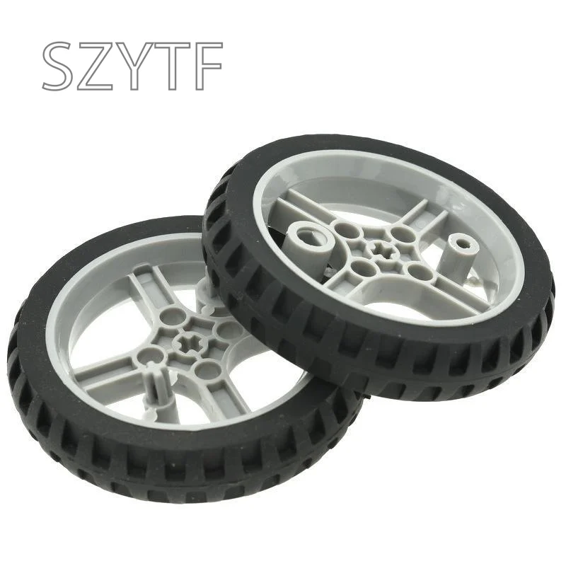 Robot de eje cruzado para coche inteligente, rueda estrecha de 65MM, 2 piezas, 6514 TT, línea de seguimiento de Motor