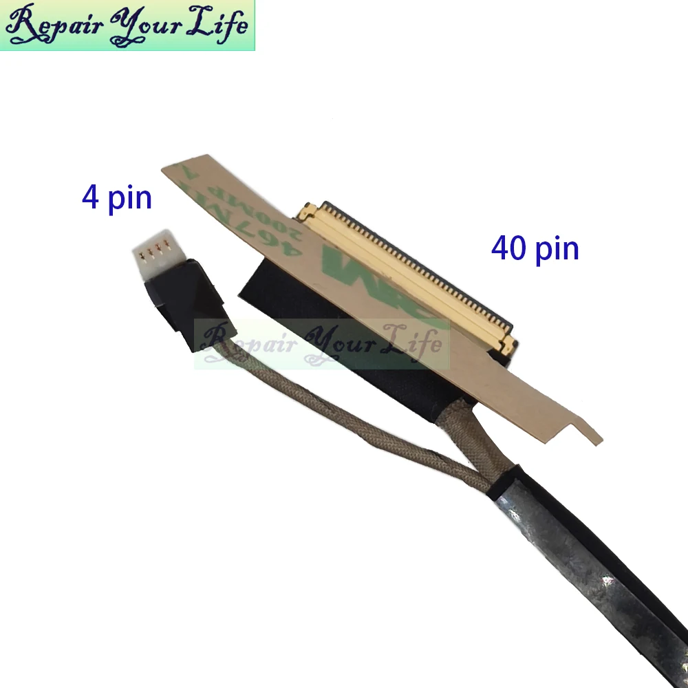 Cable de vídeo LCD EDP para ordenador portátil para ASUS ROG Zephyrus G14 GA401QH GA401QM GA401QE GA401IH GA401 6017B 1411601   Cables de pantalla LVDS de 40 pines - imagen 3