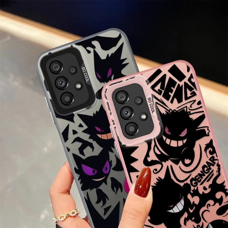 Poke-monS Cool Gen-garS funda trasera para teléfono Samsung Galaxy A26 A31 A24 A25 A15 A16 A36 A35 A17 A20s A13 A14 A21s A23 A11 - imagen 5
