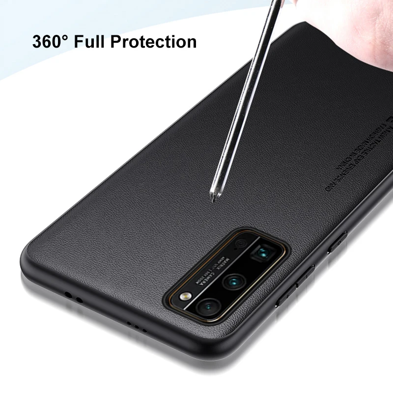 Para Honor 30 Pro Plus funda de lujo de cuero PU funda de teléfono para Honor 30 Pro + Honor30 Pro contraportada protección de silicona a prueba de golpes - imagen 5