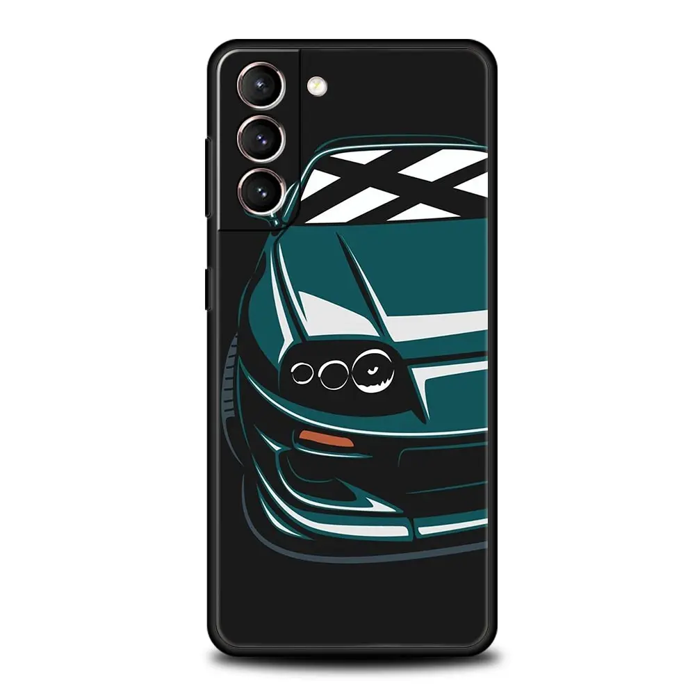 Funda de teléfono para Samsung Galaxy S24 S23 S22 Ultra S20 S21 FE 5G S10 S9 Plus S10E S8 S7 Edge Cover JDM tipo R Civic Sport Car - imagen 2
