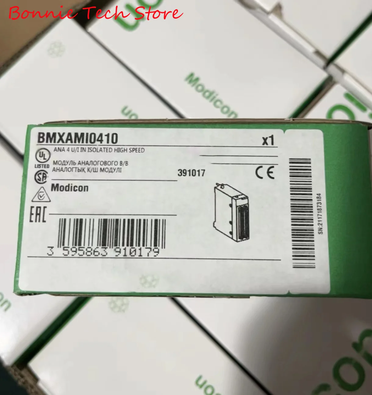 BMXAMI0410 para módulo de entrada analógica Schneider X80 - 4 entradas - alta velocidad - imagen 4