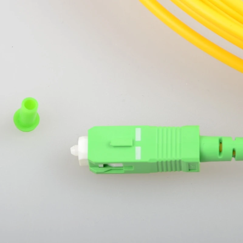 Cable de conexión de fibra óptica 9/125 G652D LSZH Simplex SC/APC a SC/APC SM SX 1/2/3M Cable de conexión óptica Pigtail FTTH CATV - imagen 4