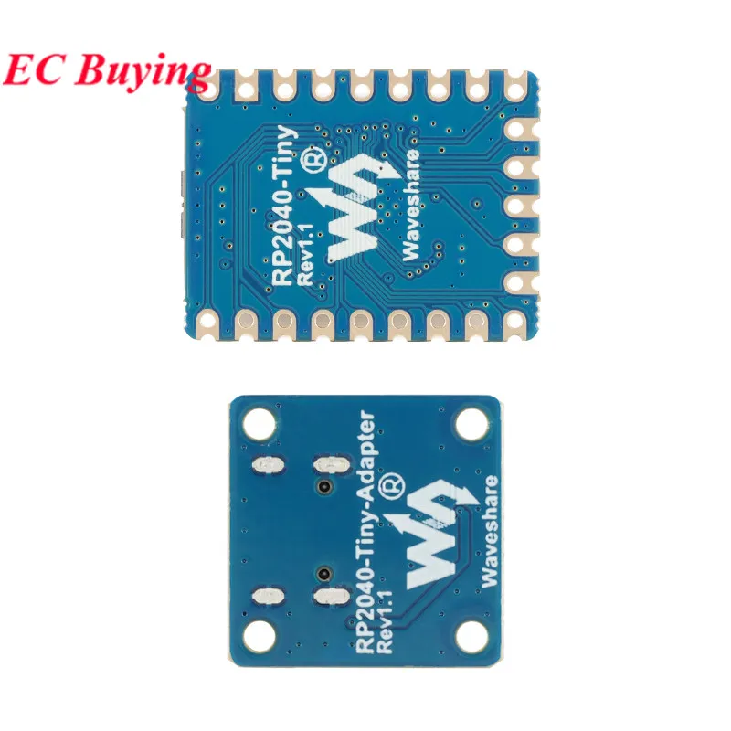 5 uds/1 unidad RP2040-Tiny Wio RP2040 ZERO Raspberry Pi PICO Placa de desarrollo módulo WiFi inalámbrico 264KB SRAM 2MB Flash para Arduino - imagen 3