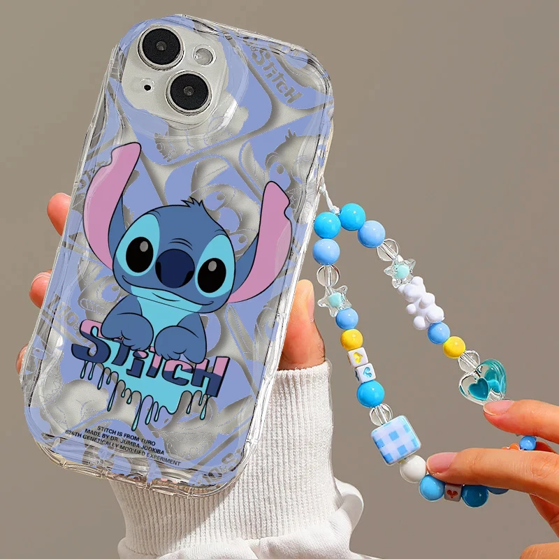 Funda de Tpu con cadena de puntada de dibujos animados para Samsung, S23, S22, S24 Plus, S21 Ultra, S20, S21 FE, Galaxy A54, A34, A32, A52, A22, A24, A23, A13, A14, A52S - imagen 5