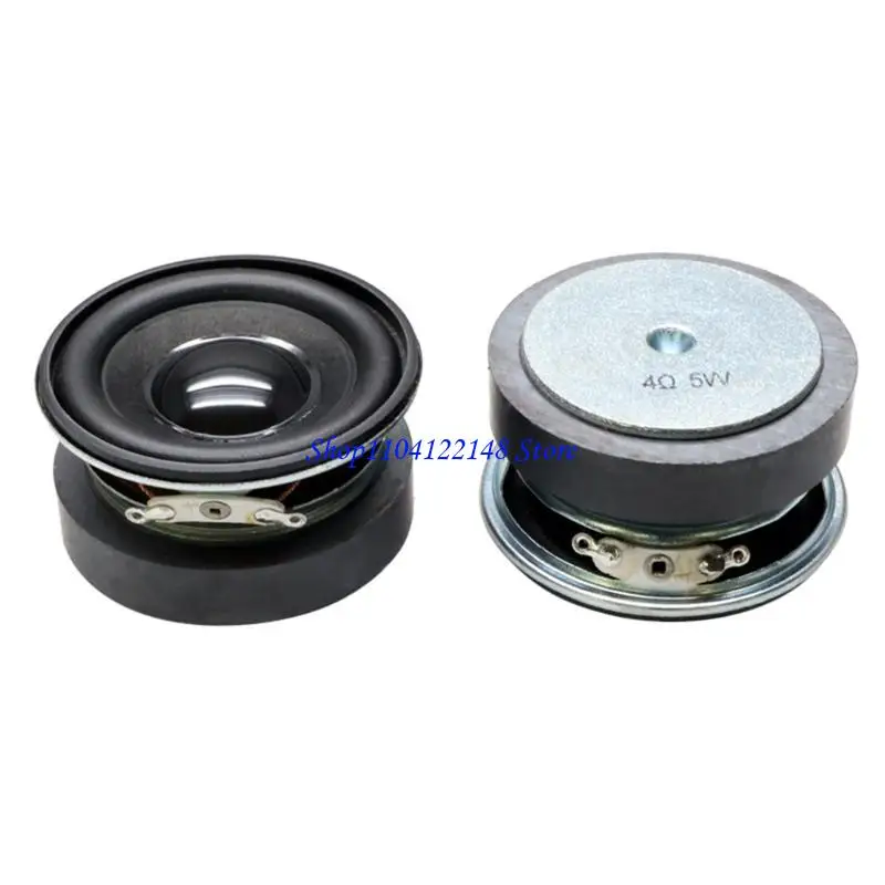 Woofer circular P9FA 52 mm con magnético externo, 4 ohmios y altavoz bajo magnético externo con borde PU 5 W - imagen 4