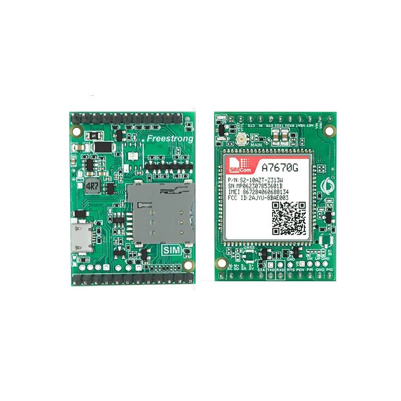 SIMCOM A7670G módulo Global de desarrollo Baord LTE Cat1 Core Board sin GPS, puerto de serie USB a TTL de 23 pines - imagen 2