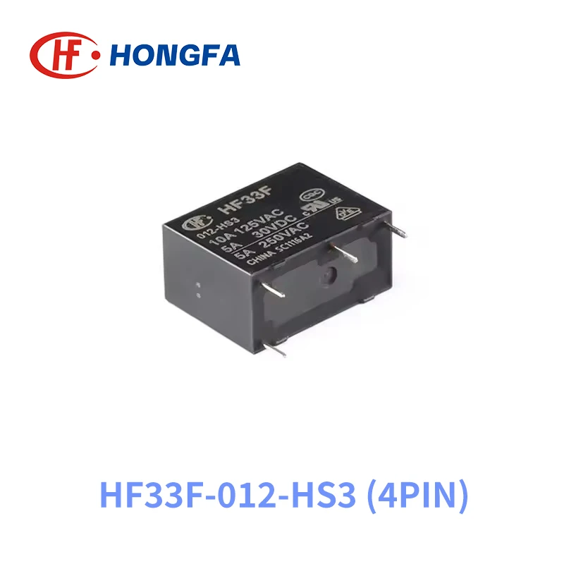 5 uds nuevo relé HF33F JZC-33F-005 012 024-HS3 ZS3 HF33F-012-ZS3 4PIN 5PIN 5A 5V 12V 24V relés de potencia - imagen 5