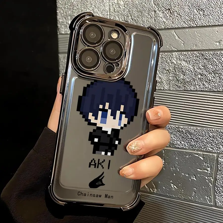 Funda bonita de anime de dibujos animados para iPhone 16e 16 15 14 Plus 13 12 11 Pro Max 17 Air Soft Cover - imagen 5