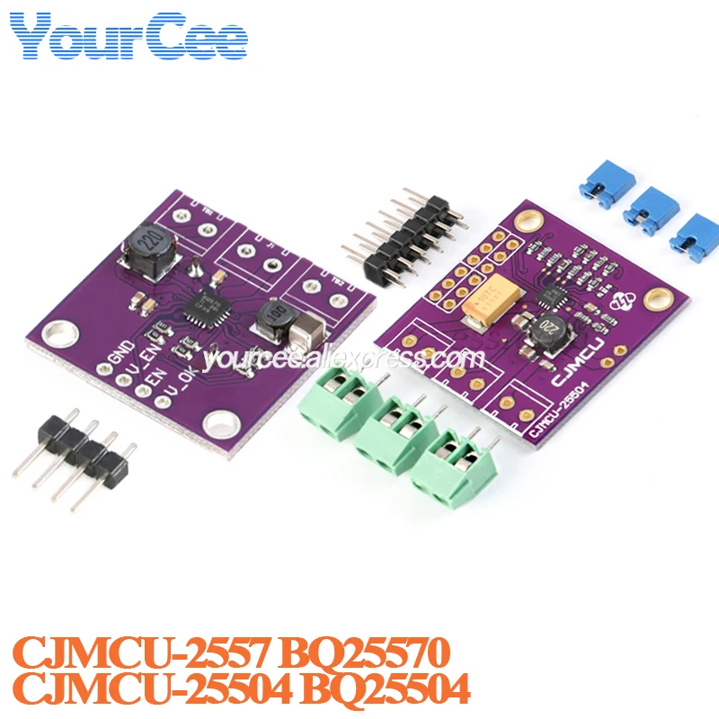 CJMCU-25504 bq25504 Módulo de cosecha de energía convertidor elevador colector de energía de gestión de células solares BQ25570 LTC3588 - imagen 2