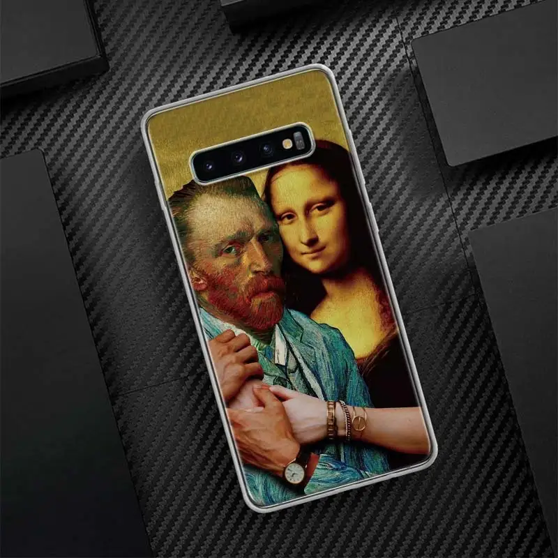 Funda de silicona de Van Gogh, Mona Lisa, arte divertido, para Samsung Galaxy M21, M30S, M31, M51, M32, M52, M12, Note 8, 9, 10 Lite, 20, Ultra J4, PLO - imagen 4