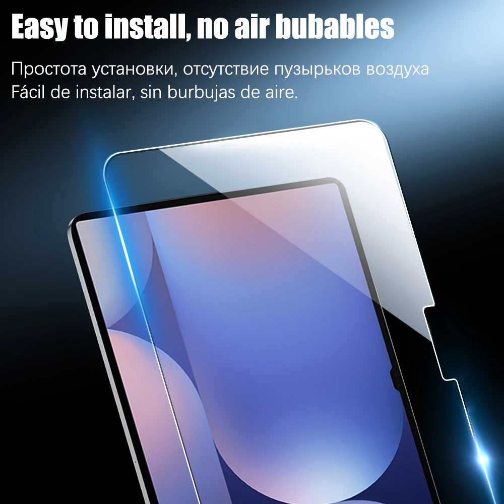 Protector de pantalla de vidrio templado para Samsung Galaxy Tab S10 Ultra Plus S10 + accesorios de tableta de vidrio transparente película 9H 2 uds - imagen 4