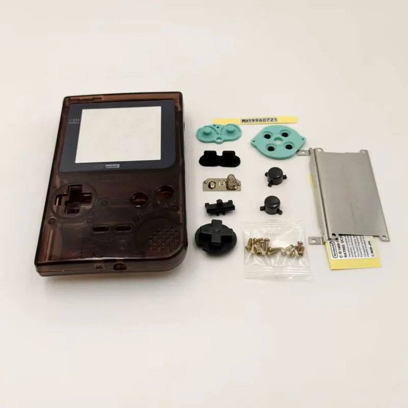 Kit de carcasa de alta calidad para Gameboy pocket GBP con espejo de lente de cristal para Gameboy pocket GBP. Lente de pantalla LCD GBP - imagen 3