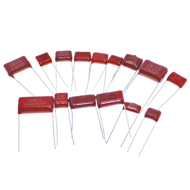 150 Uds 15 valores 400v 630v CBB condensador de película metálica kit de paquete mixto 1NF2.2NF3.3NF4.7NF10NF22NF33NF47NF68NF100NF220NF330NF470NF560NF - imagen 2