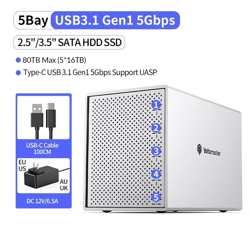 5Bay 80TB USB-C