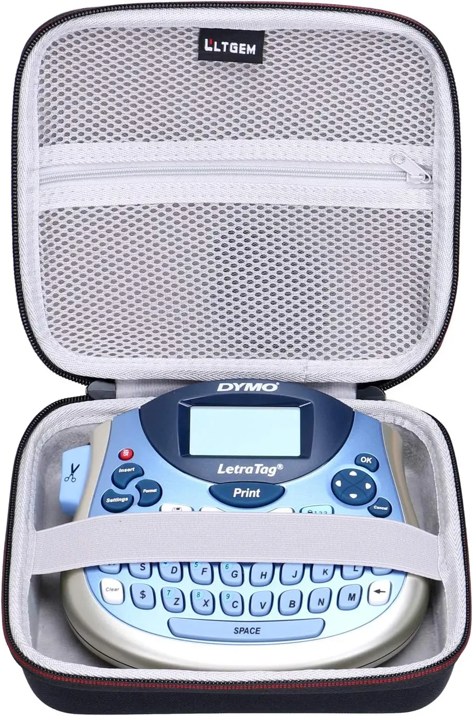 LTGEM-funda rígida para DYMO LetraTag LT-100T Plus, bolsa de almacenamiento, fabricante de etiquetas, solo bolsa