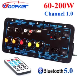 Woopker D20 Amplificador Subwoofer Bluetooth USB/FM – Integrado