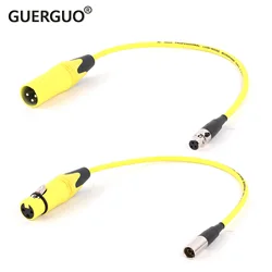 Cable XLR Macho a Mini XLR Hembra de 3 Pines para BMPCC 4K
