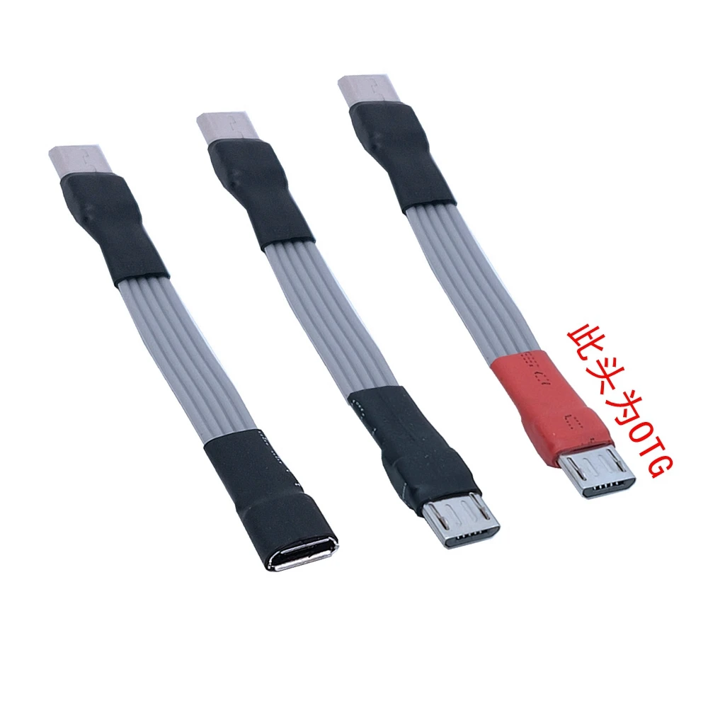 Extensión Android 5 núcleos Micro USB macho a hembra extensión OTG Android macho a hembra cable de datos de teléfono móvil