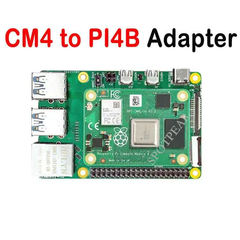 Adaptador Raspberry Pi Compute Module 4 CM4 a 4B ﻿   Placa CM4 placa IO