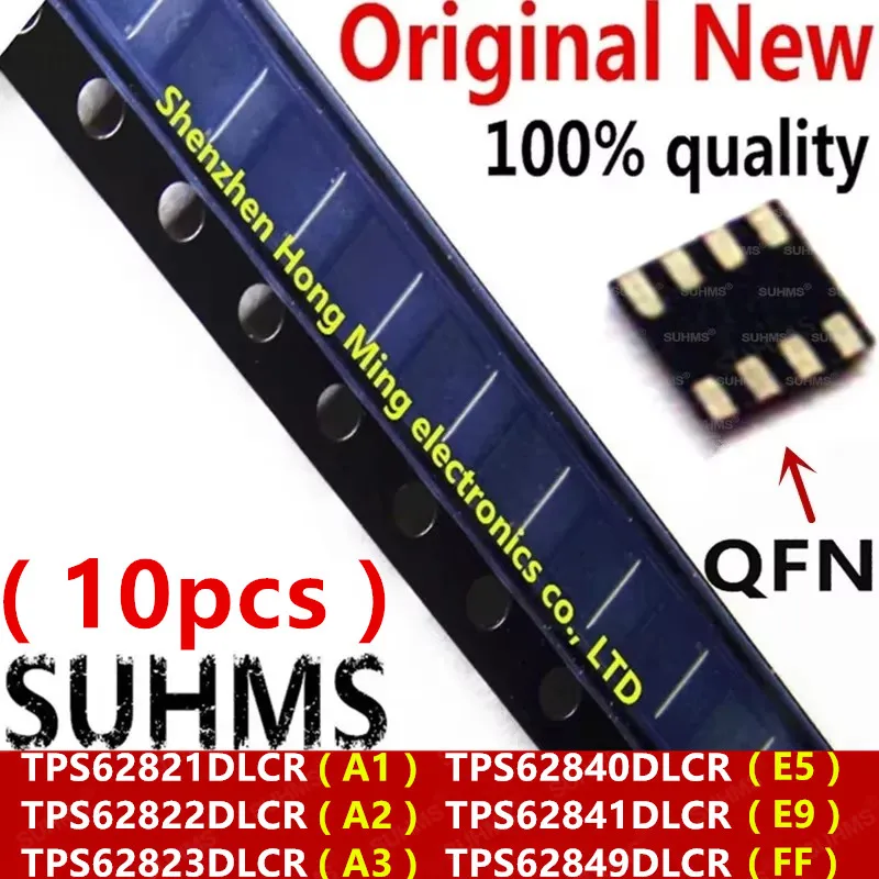 (10 piezas) 100% nuevo TPS62821DLCR A1 TPS62822DLCR A2 TPS62823DLCR A3 TPS62840DLCR E5 TPS62841DLCR E9 TPS62849DLCR FF QFN-8