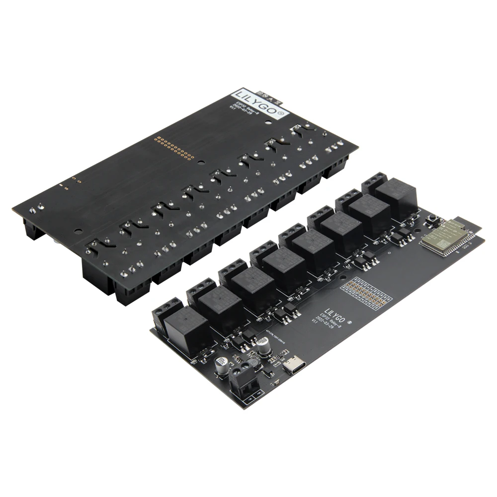 LILYGO ®   Módulo de relé t-relé ESP32 de 5V, 8 canales con aislamiento de optoacoplador, placa de desarrollo inalámbrica, WIFI, Bluetooth para Arduino - imagen 3