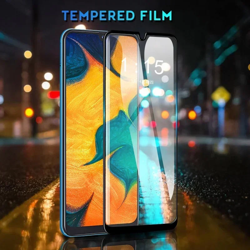 Película protectora de cristal frontal de teléfono templado para Samsung A50 A20 A10 HD 5D pantalla de vidrio templado para Samsung Galaxy A70 A30 A40 A50 - imagen 3