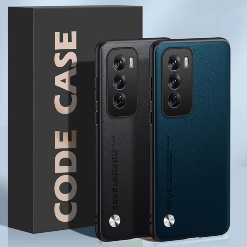 Funda de cuero PU de lujo para OPPO Reno 12 Pro 5G 12Pro, funda trasera de silicona con protección completa para teléfono OPPO Reno 12 Reno12 Pro - imagen 3