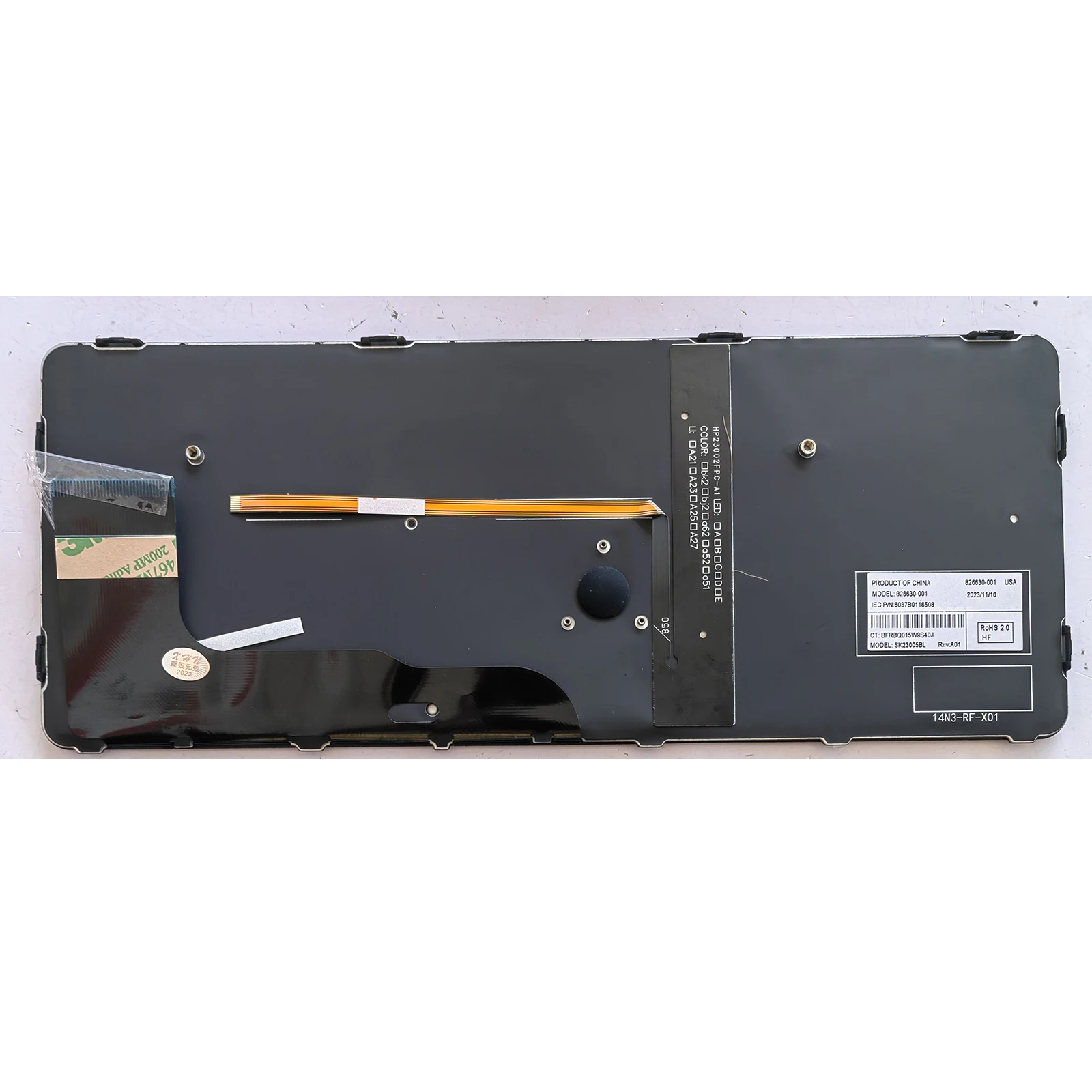 Teclado HP EliteBook 820 G3 820 G4 725 G3 725 G4 US retroiluminado 826630-001 sin puntero - imagen 2