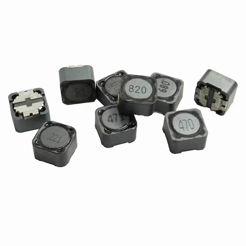 10 Uds CDRH127 CD127 CDRH127 10 /15/ 22 / 33 / 47 / 68 UH 12*12*7 SMD Inductor de potencia 1mh 2R2 3R3 4R7 6R8 Chip Inductor 100UH 101 - imagen 2