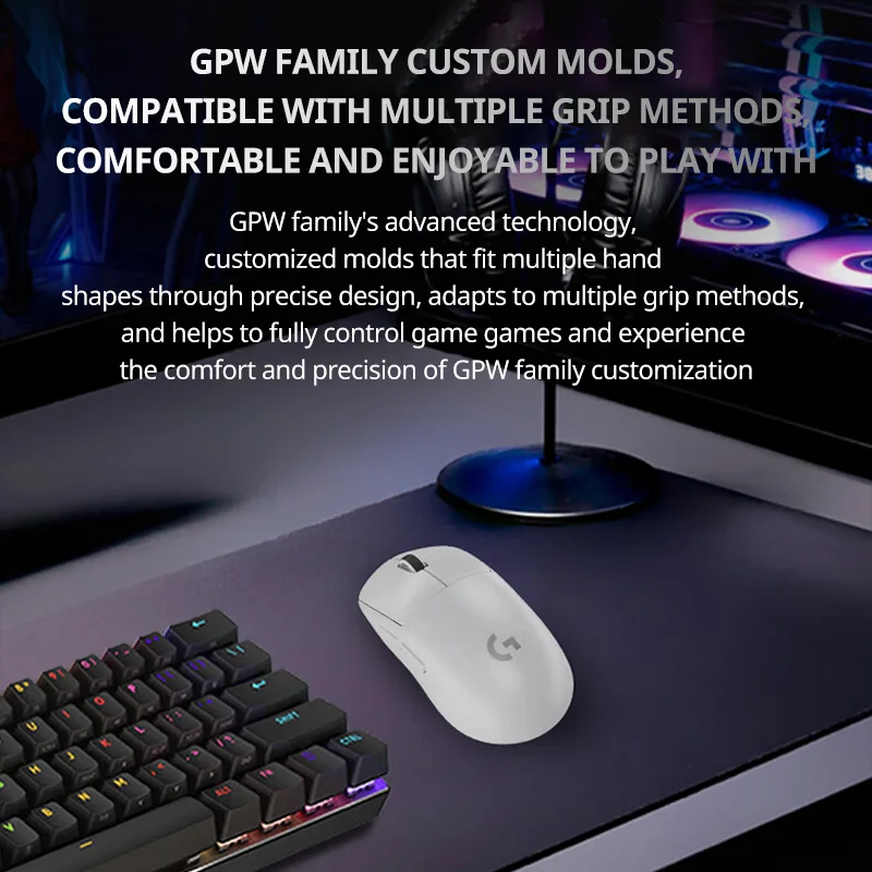 Ratón para juegos inalámbrico Logitech G PRO X Superlight 2 SE, sensor HERO 2, 44000DPI, 888IPS, concentrador G, interfaz tipo C - imagen 3