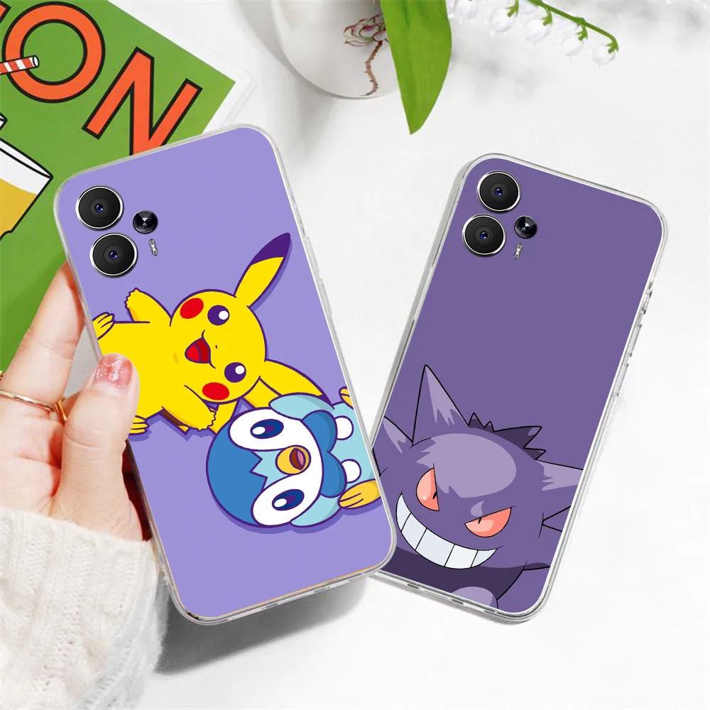 BD-51 Pokemon funda transparente para Moto G13 E6I E22 G82 G40 G10 G200 E22I E6S E30 G23 E40 Edge 20 S30 potencia de fusión - imagen 5