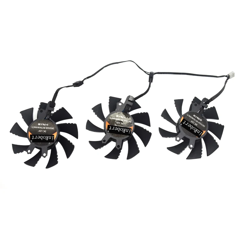 Para iGame colorido GeForce GTX 1050 1060 1070Ti 1080 ventilador de tarjeta de vídeo 75MM 4 pines reemplazo de tarjeta gráfica ventilador GPU - imagen 3