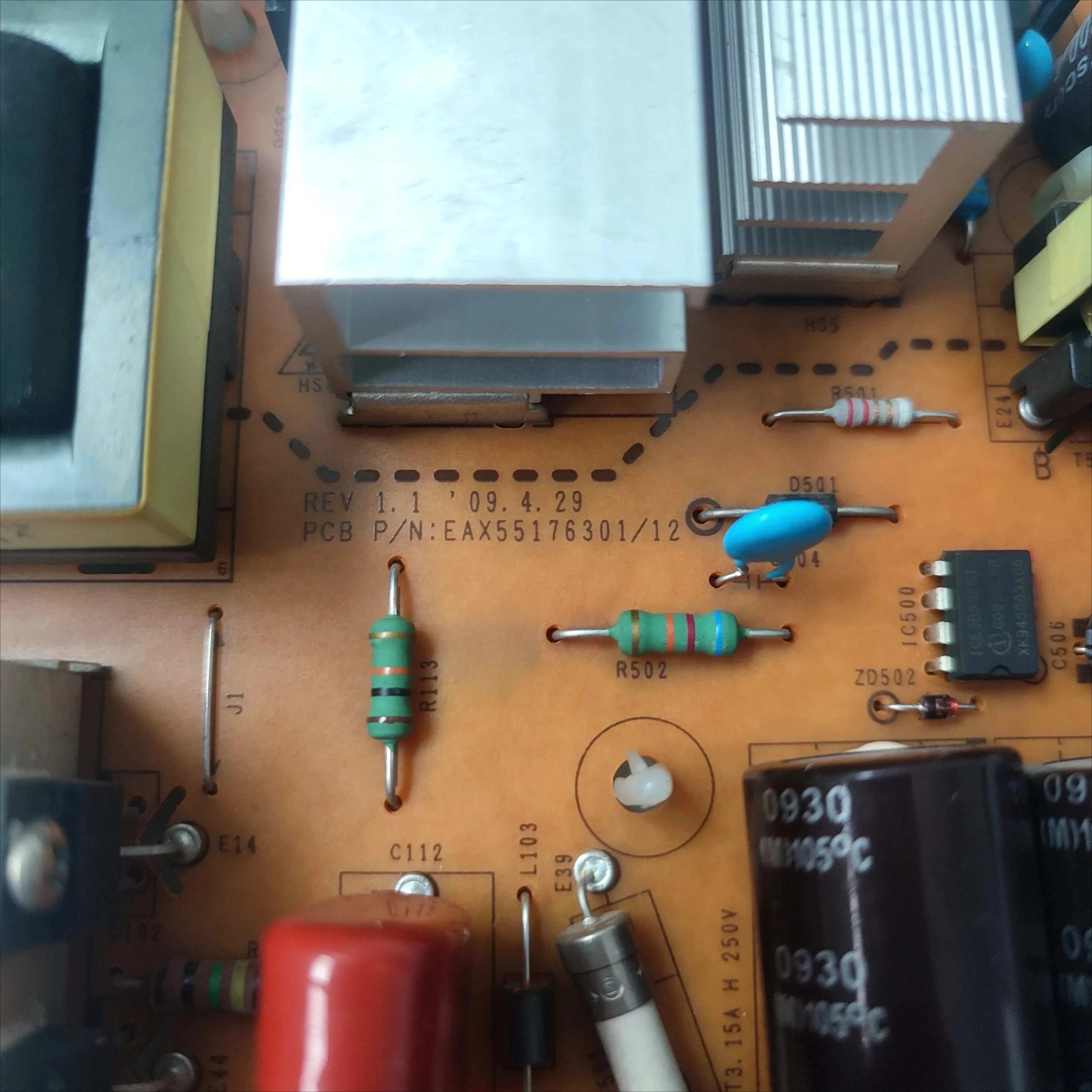 EAX 55176301 /12 = EAX 55176301 /11 LGP32-09P EAY 58582801   Placa de alimentación para TV 32LF11-UA 32LH2000-ZA 32LH210C-UA 32LH3000-ZA de 32 pulgadas - imagen 3