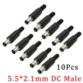 10Pcs Male Plug