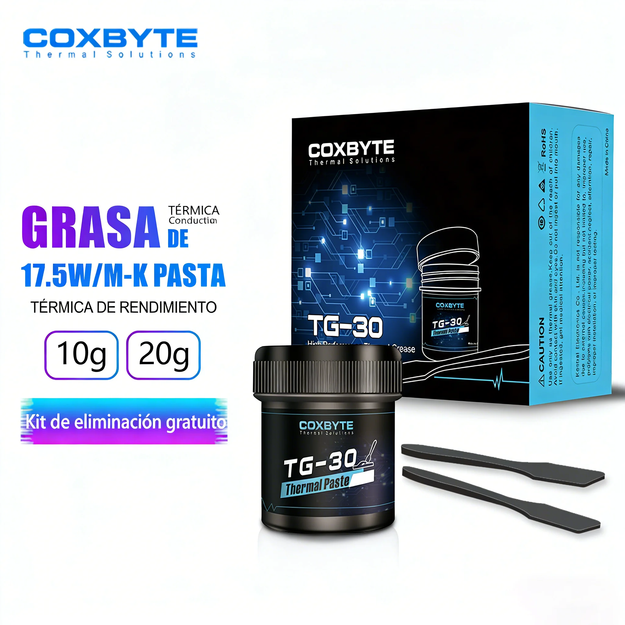 Coxbyte TG-30 pasta térmica CPU GPU alta conductividad - imagen 2
