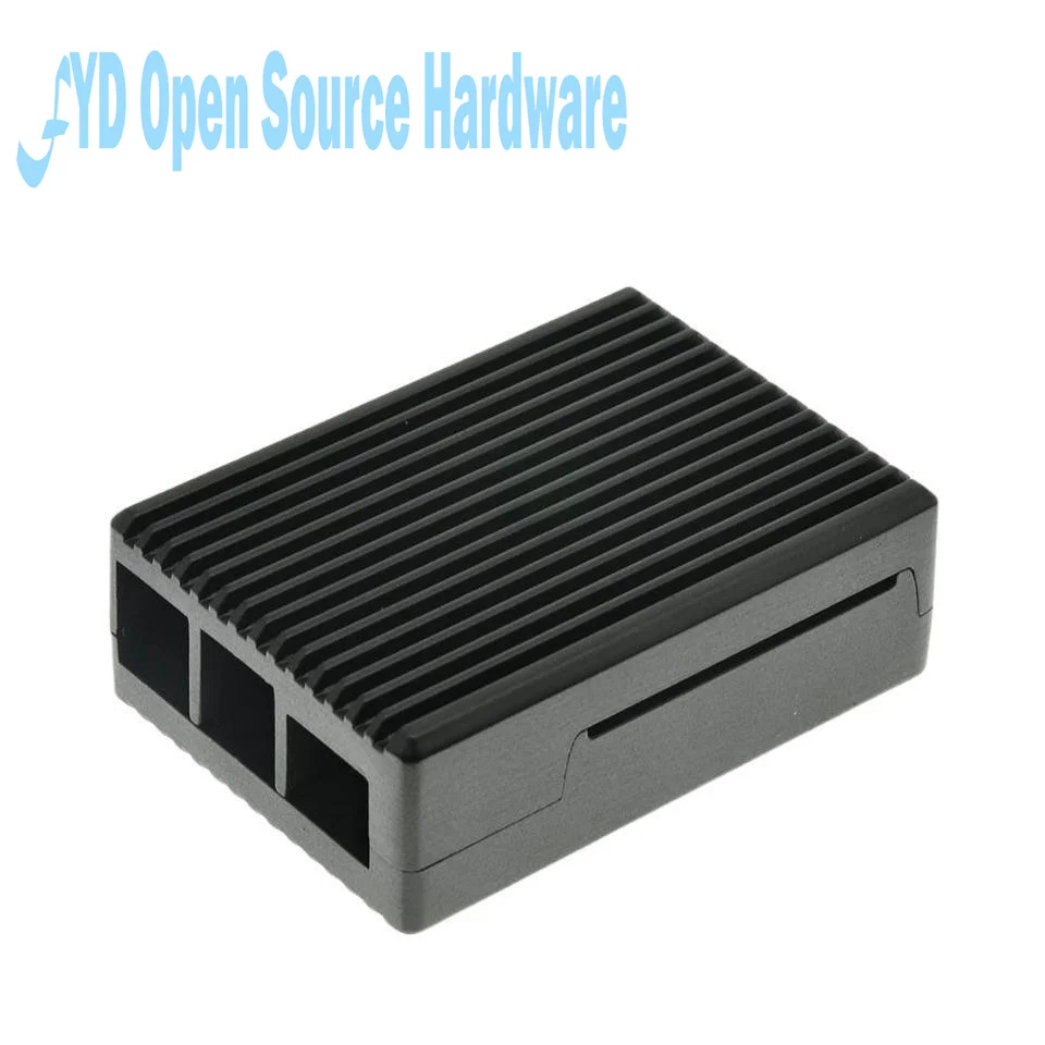 Carcasa de aluminio para Raspberry Pi 4B, carcasa de Metal con almohadilla térmica, disipador de calor, refrigeración pasiva - imagen 4