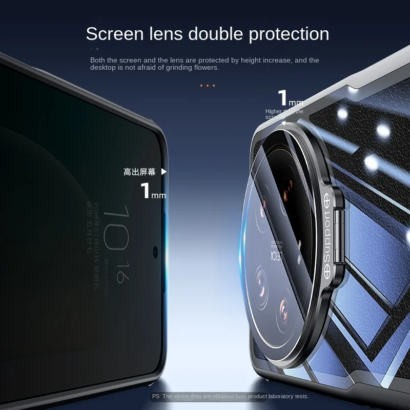 Para Xiaomi Mi 15 Ultra funda dura transparente anillo de lente soporte a prueba de golpes cubierta trasera protectora para Xiaomi Mi 15 14 Ultra Shell - imagen 3