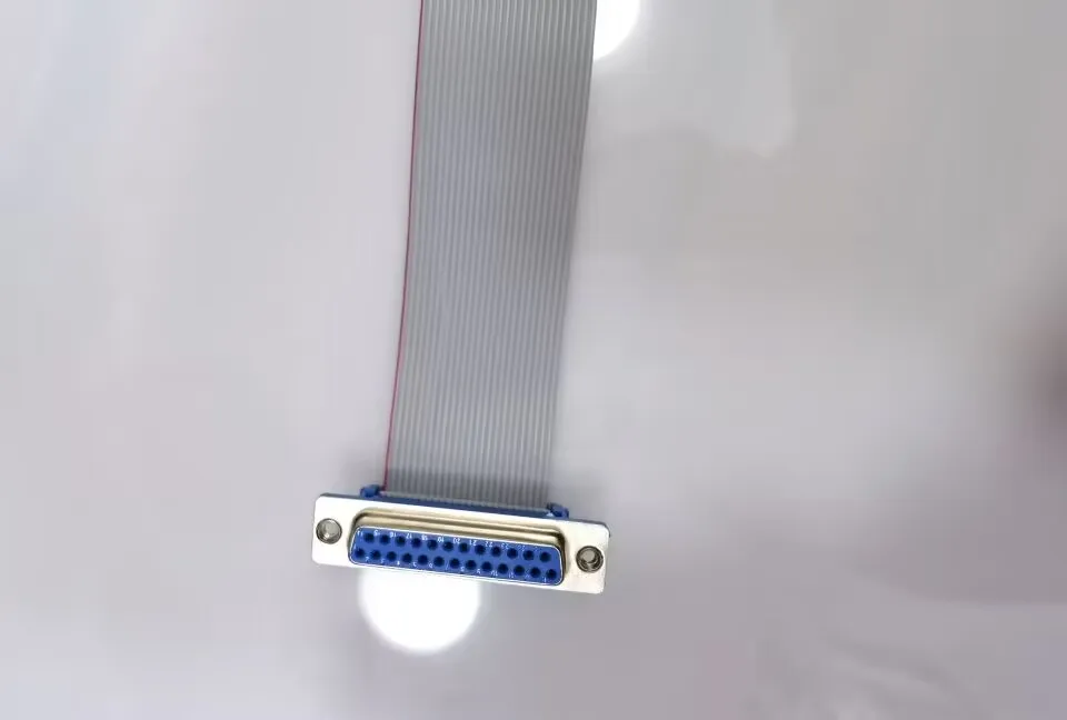 Cable de conexión de FC-26P a DB25, barra gris DB25 macho DB25 hembra DB25, canal de fibra, longitud personalizable a 80CM - imagen 2