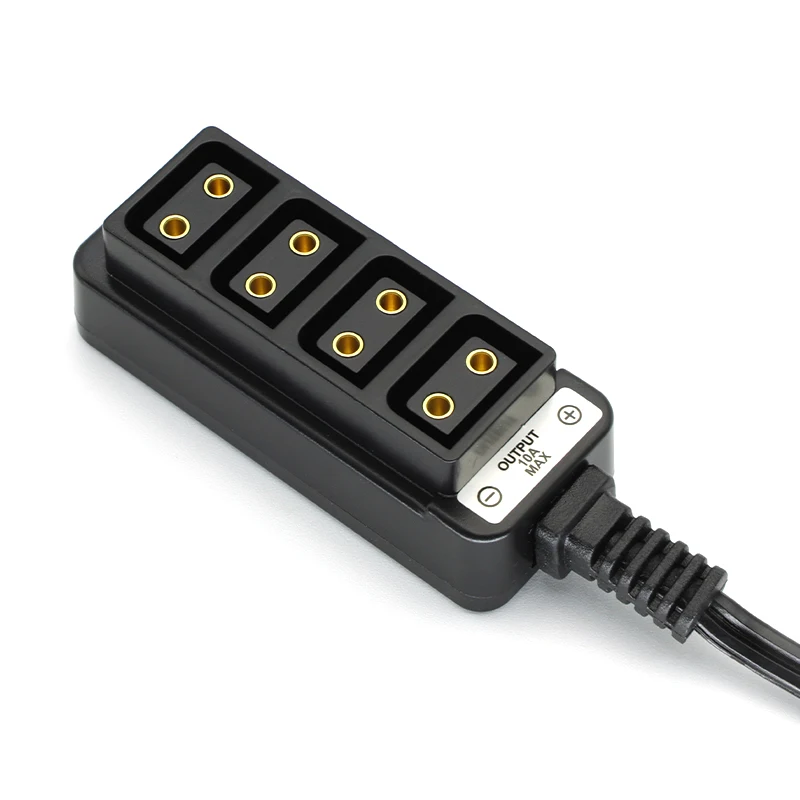 1 Uds D-TAP macho a 4 puertos P-Tap hembra cámara fuente de alimentación distribuidor DTAP divisor de cuatro vías cable de alimentación - imagen 5