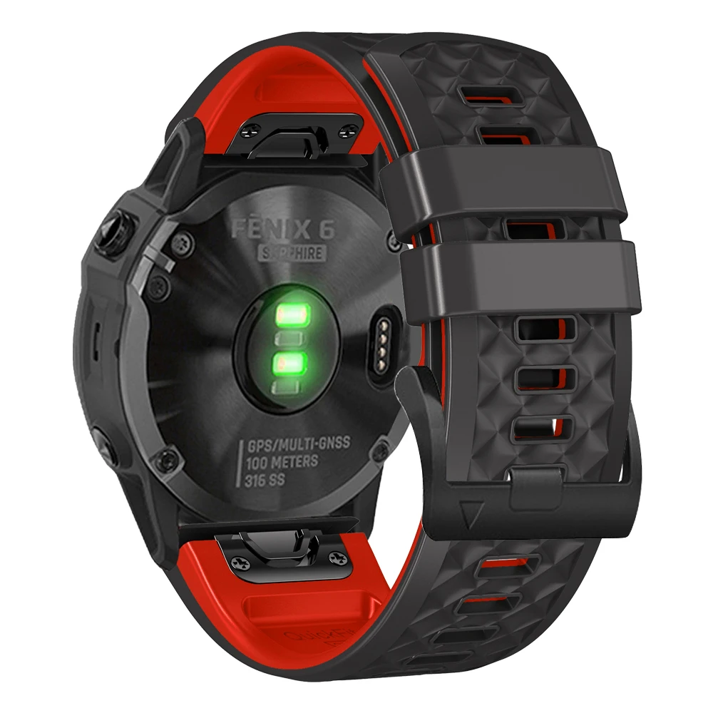 Correa de silicona para reloj Garmin Fenix, pulsera de 22/26mm, 7, 7X Pro, 6, 6X Pro, 5, 5X Plus, Epix Pro Gen 2 - imagen 3