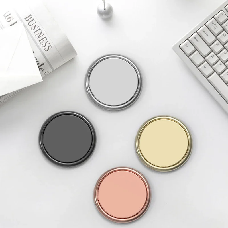 Soporte Universal de Metal de lujo extremadamente fino para teléfono móvil, pegatina trasera, soporte para teléfono, soporte para anillo de dedo, accesorios - imagen 2