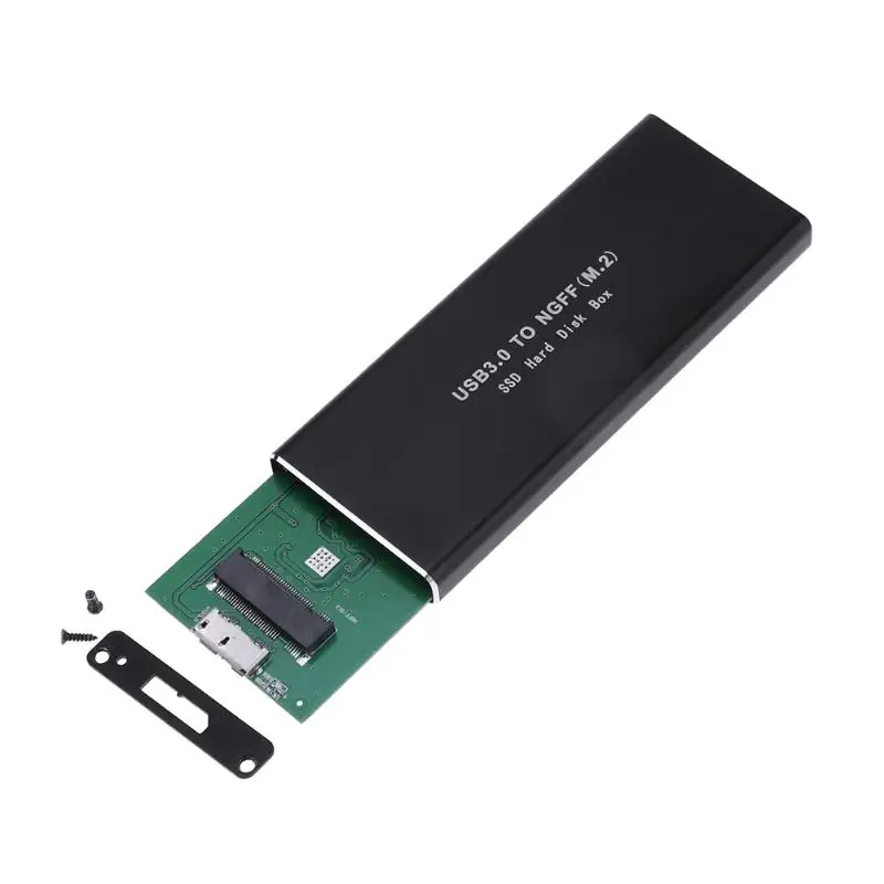 Caja de disco duro móvil USB 3,0 a M.2 NGFF SSD, tarjeta adaptadora, carcasa externa USB3.0 para m2 SSD, funda USB 2230/2242/2260/2280 - imagen 3