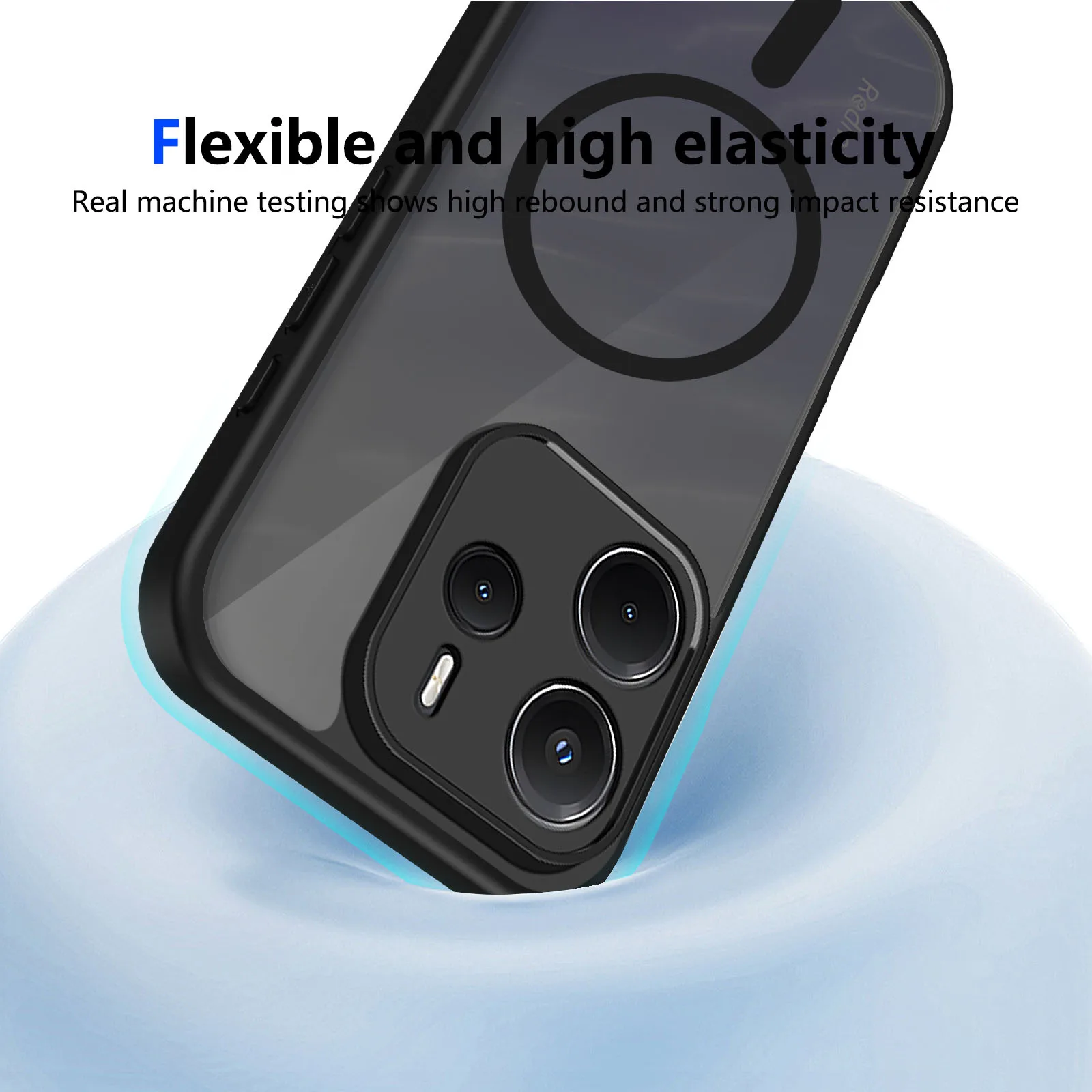 Funda rígida magnética de lujo para Xiaomi Redmi Note 13 14 Pro Plus 5G, funda de teléfono mate para Magsafe, funda de carga inalámbrica HM Note 14S - imagen 5