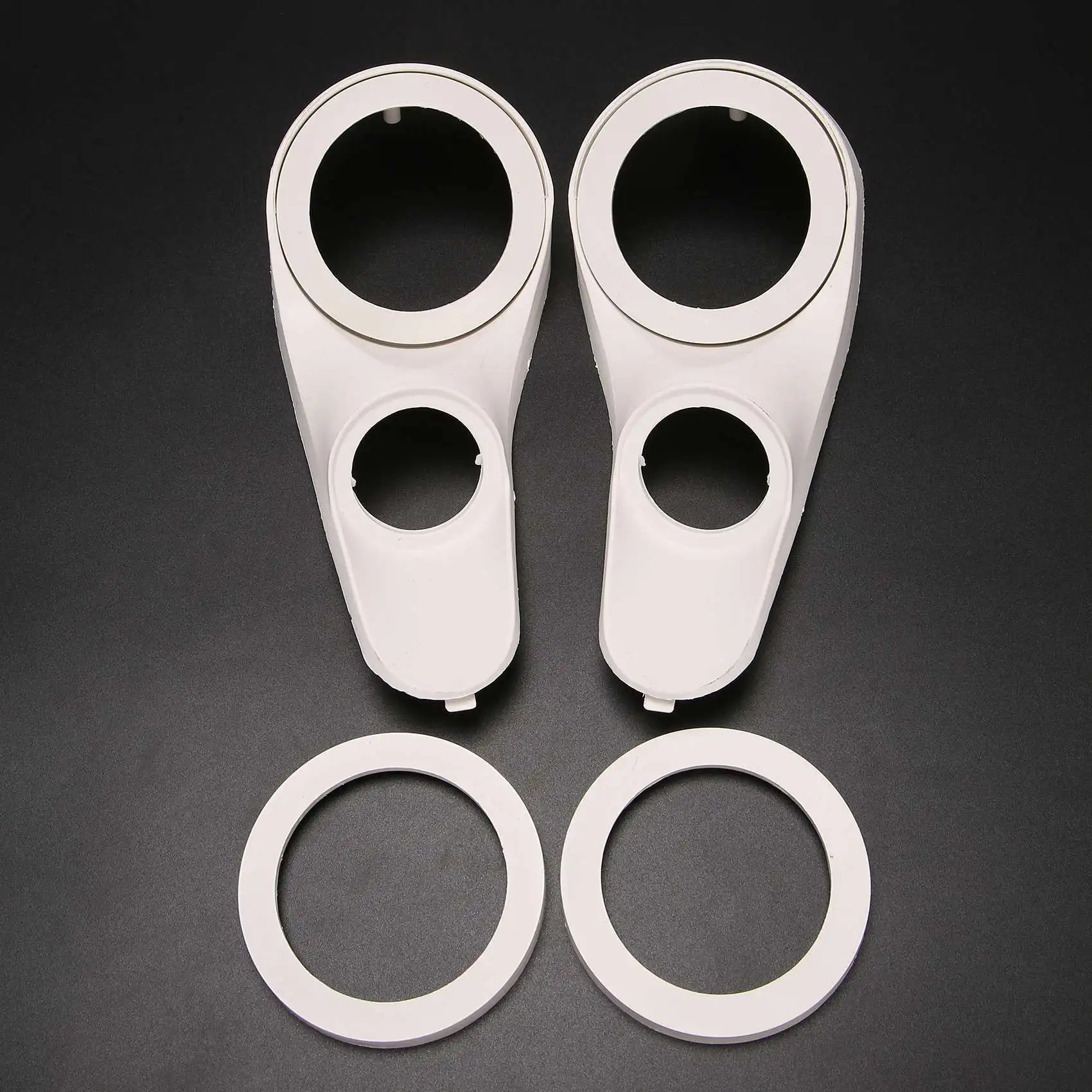 Soporte de Tweeter de tres vías modificado para altavoces de coche, junta de arandela de plástico, Audio de coche, pilar A, 2/3, 5/3, 8, 4 pulgadas - imagen 2