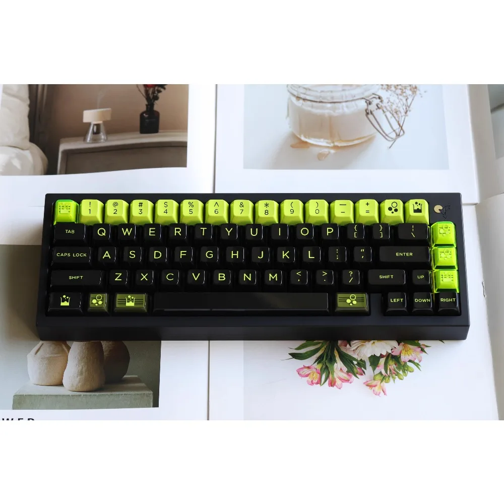 Teclas JTK HSA para teclado mecánico, personalización de dos colores brillantes, tapas de teclas ABS JTK HSA, accesorios para juegos R1 R3, regalo opaco - imagen 2